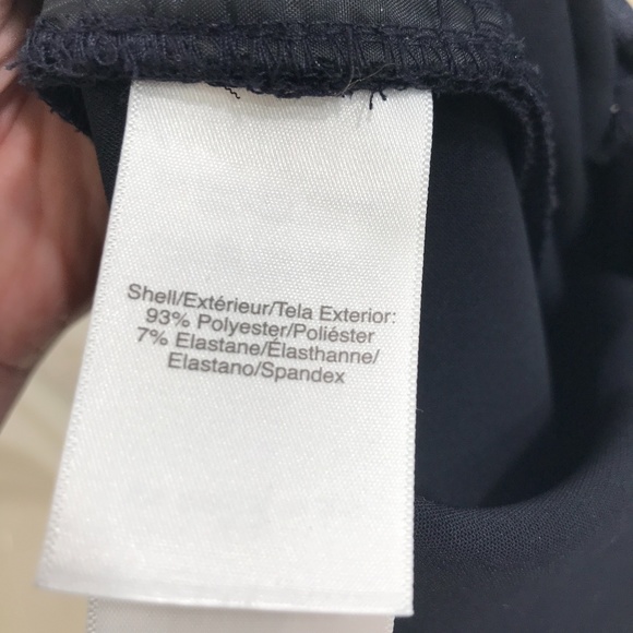 DONNA KAREN Navy Blue Pants Skinny Leg Size 8 - Picture 7 of 9